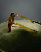 “Christian Dior” 2000’s Cutout temple oversized sunglasses