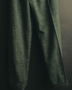 "Christian Dior" 80's-90's Classic green tweed trousers