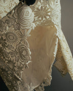 "VALENTINO" 2010's Cropped floral lace jacket