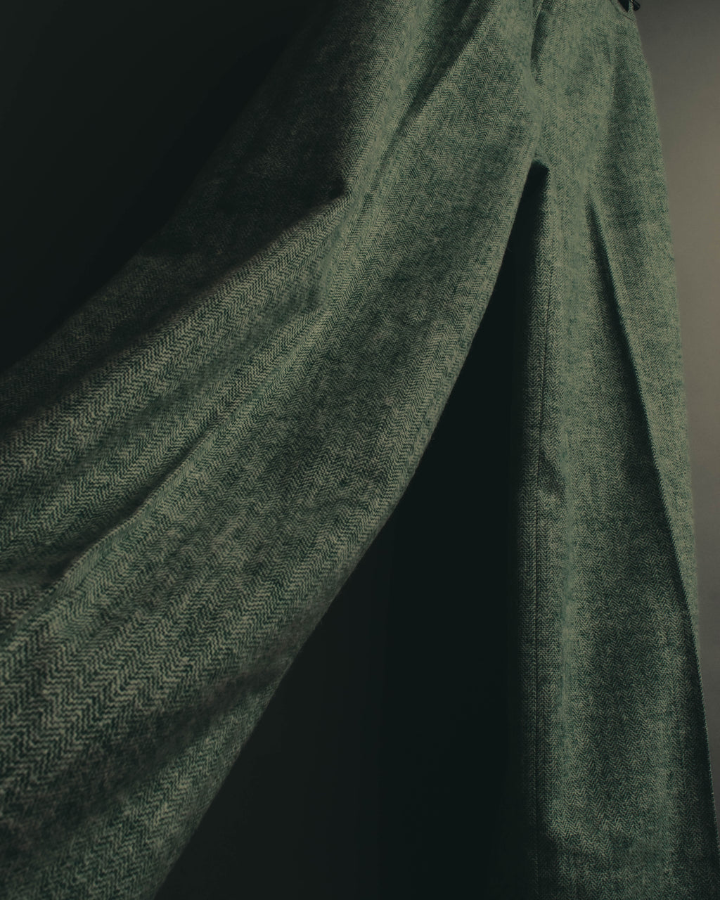 "Christian Dior" 80's-90's Classic green tweed trousers