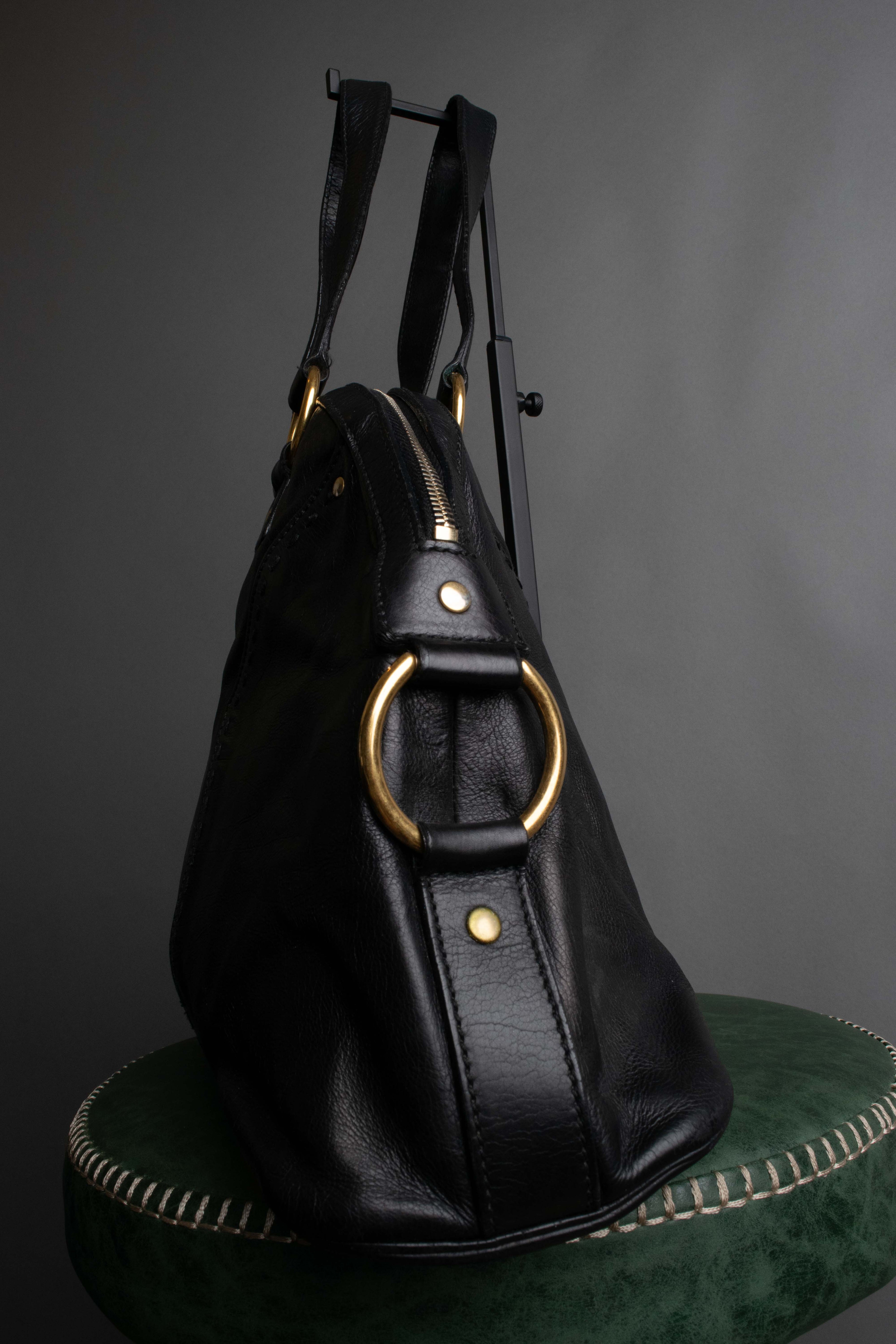 “Yves Saint Laurent” 2005-2010 Muse leather handbag