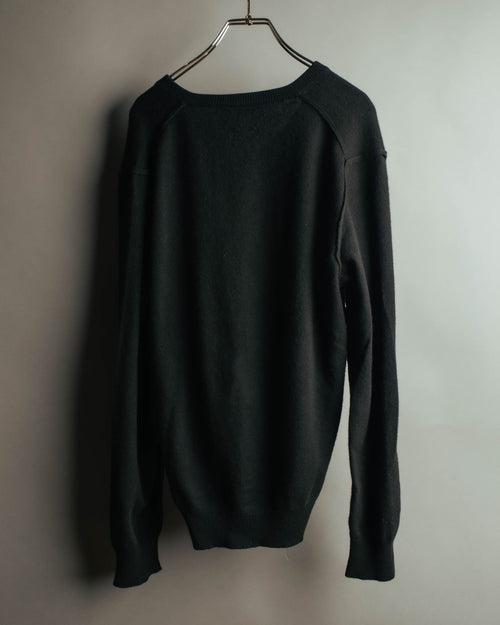 "DOLCE & GABBANA" 00's-10's Soft cashmere v-neck sweater