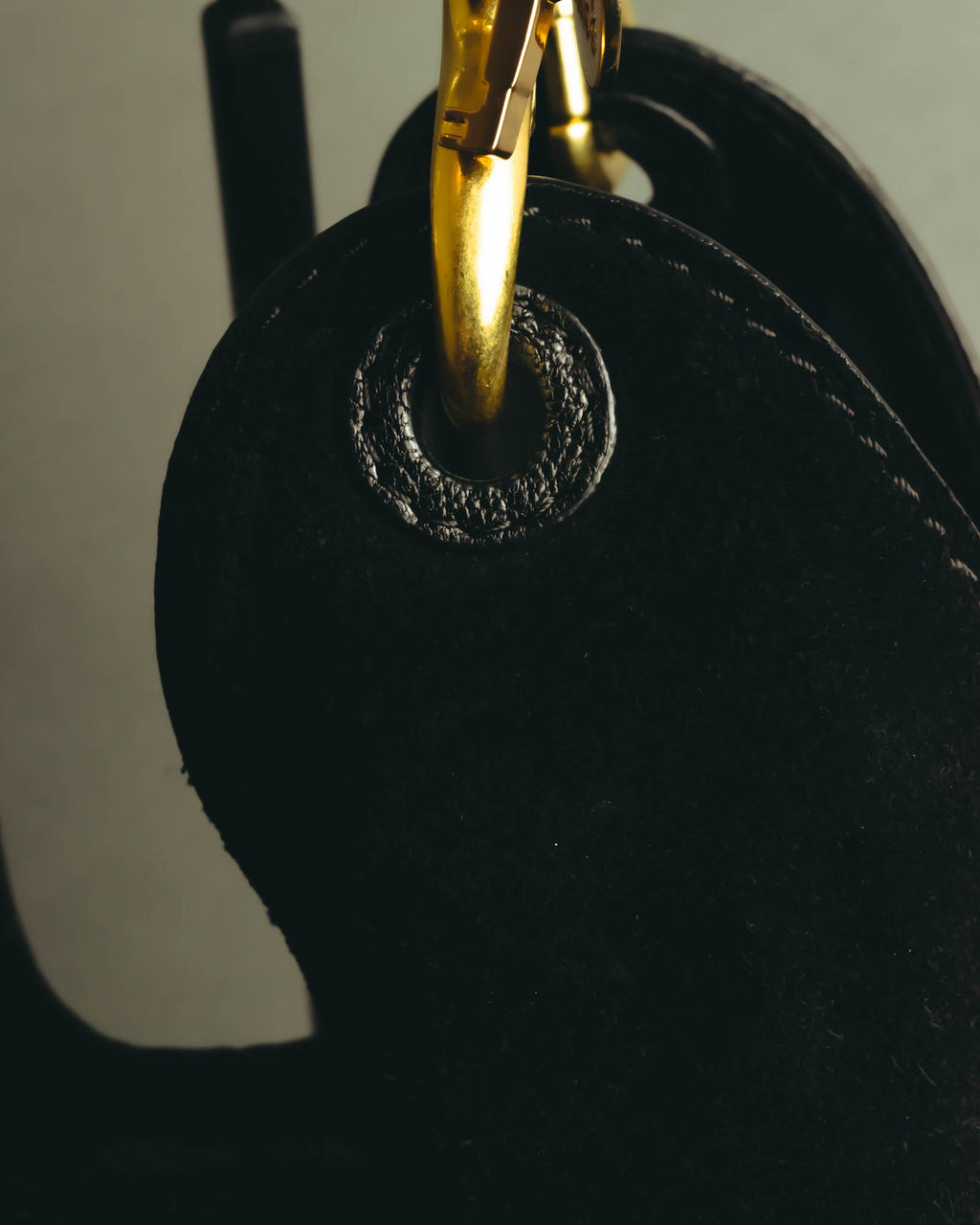 "See By Chloé" Black suede hobo shoulder bag