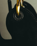 "See By Chloé" Black suede hobo shoulder bag