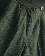 "Christian Dior" 80's-90's Classic green tweed trousers