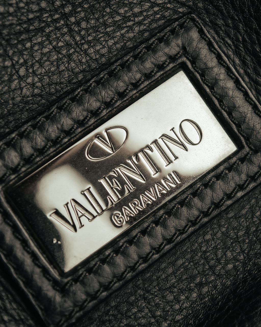 -SPECIAL- “VALENTINO GARAVANI” 2006-2009 Histoire whipstitch leather tote bag