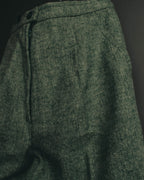 "Christian Dior" 80's-90's Classic green tweed trousers