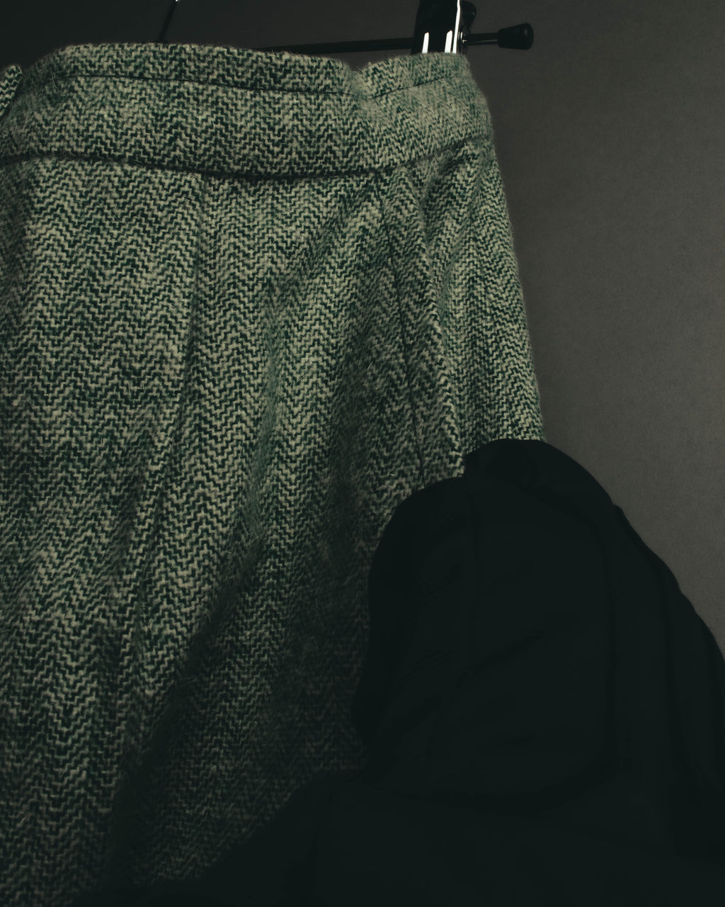"Christian Dior" 80's-90's Classic green tweed trousers