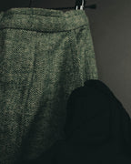 "Christian Dior" 80's-90's Classic green tweed trousers