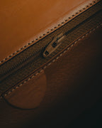 "CELINE" 80's-90's Macadam top handle handbag