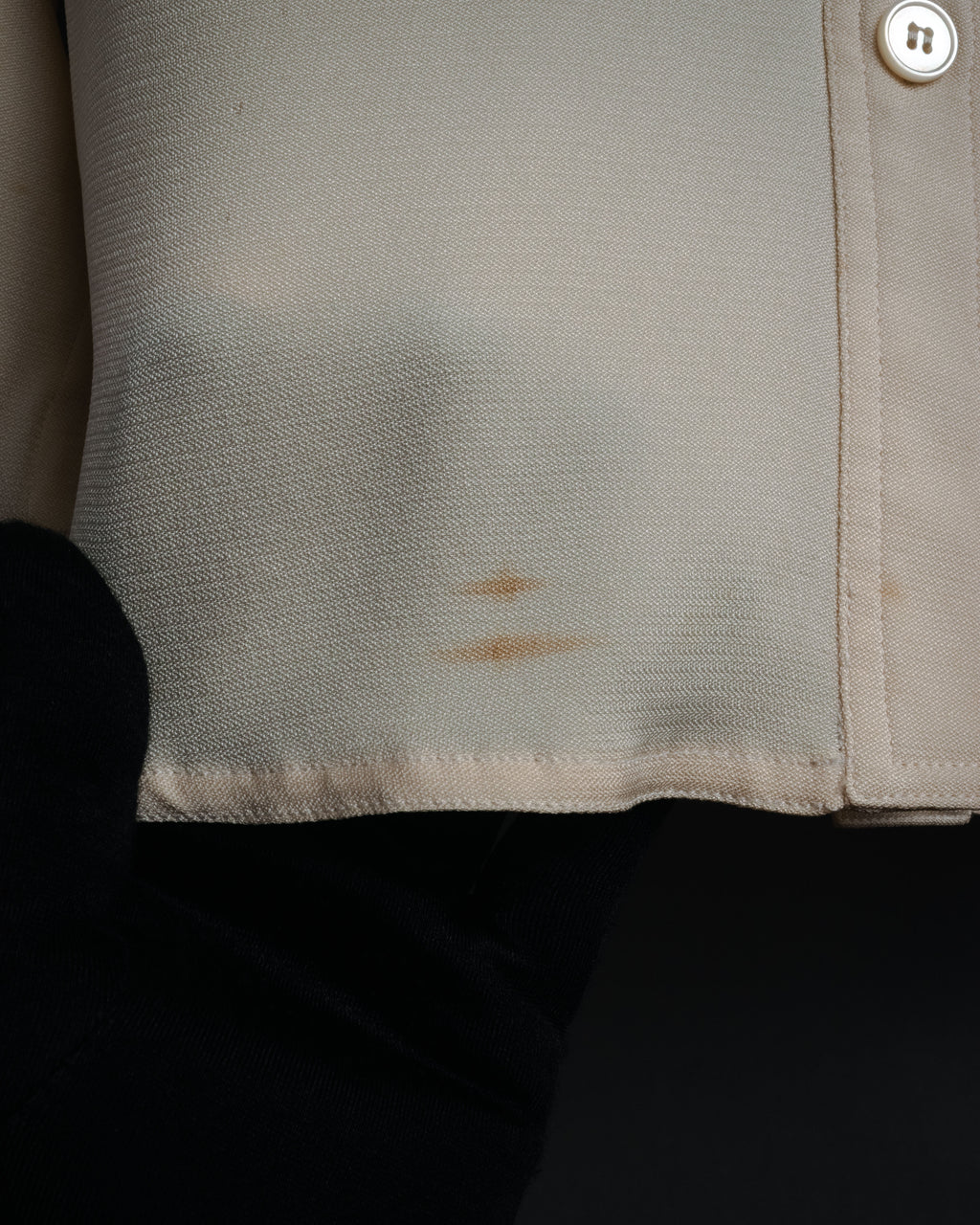 -SPECIAL- “HERMÈS” 80’s scarf panel silk shirt