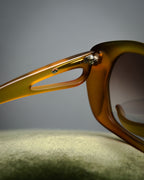 “Christian Dior” 2000’s Cutout temple oversized sunglasses