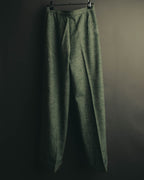 "Christian Dior" 80's-90's Classic green tweed trousers