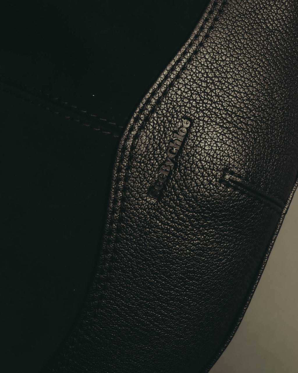 "See By Chloé" Black suede hobo shoulder bag