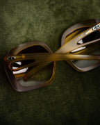 “Christian Dior” 2000’s Cutout temple oversized sunglasses