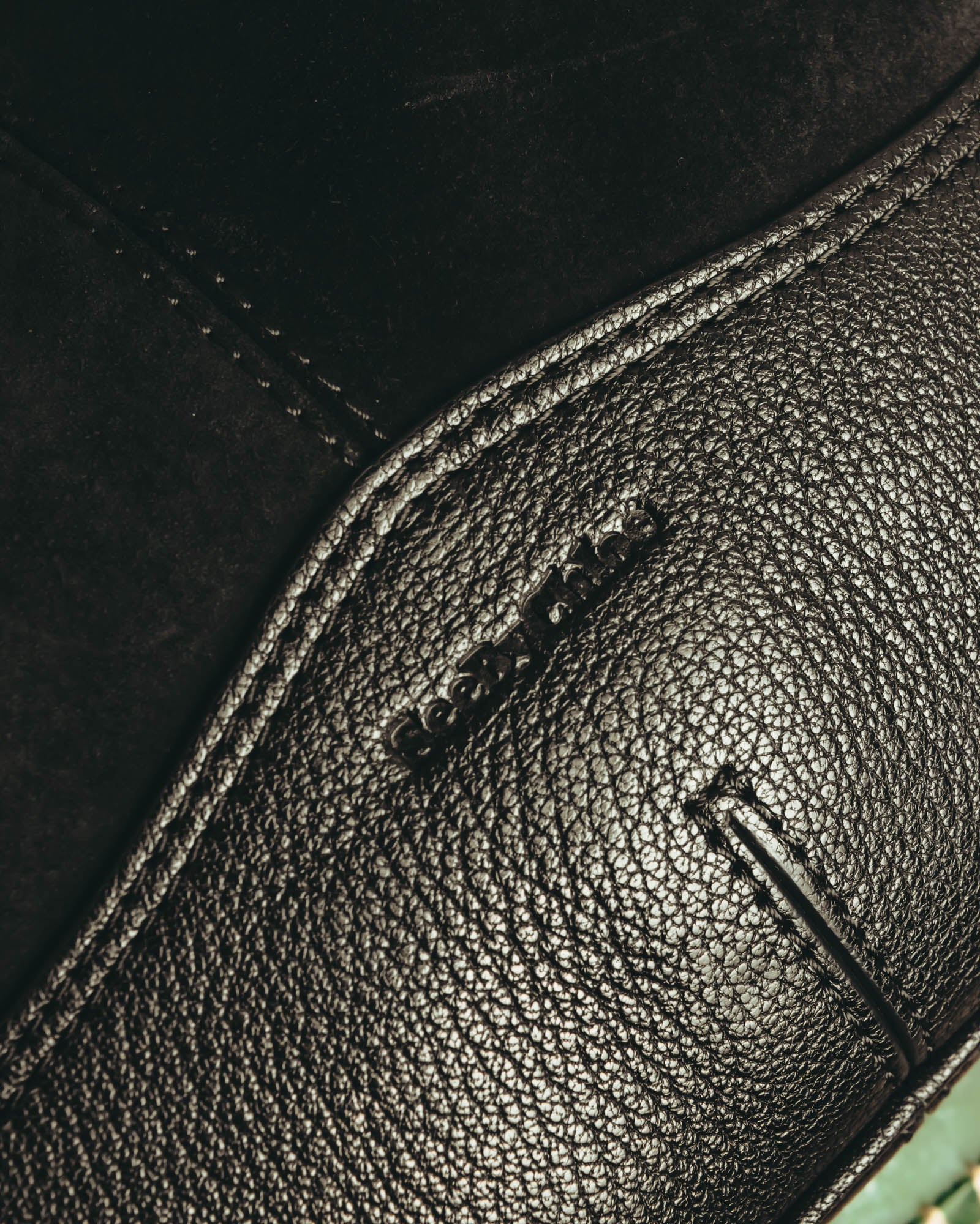 "See By Chloé" Black suede hobo shoulder bag
