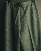 "Christian Dior" 80's-90's Classic green tweed trousers