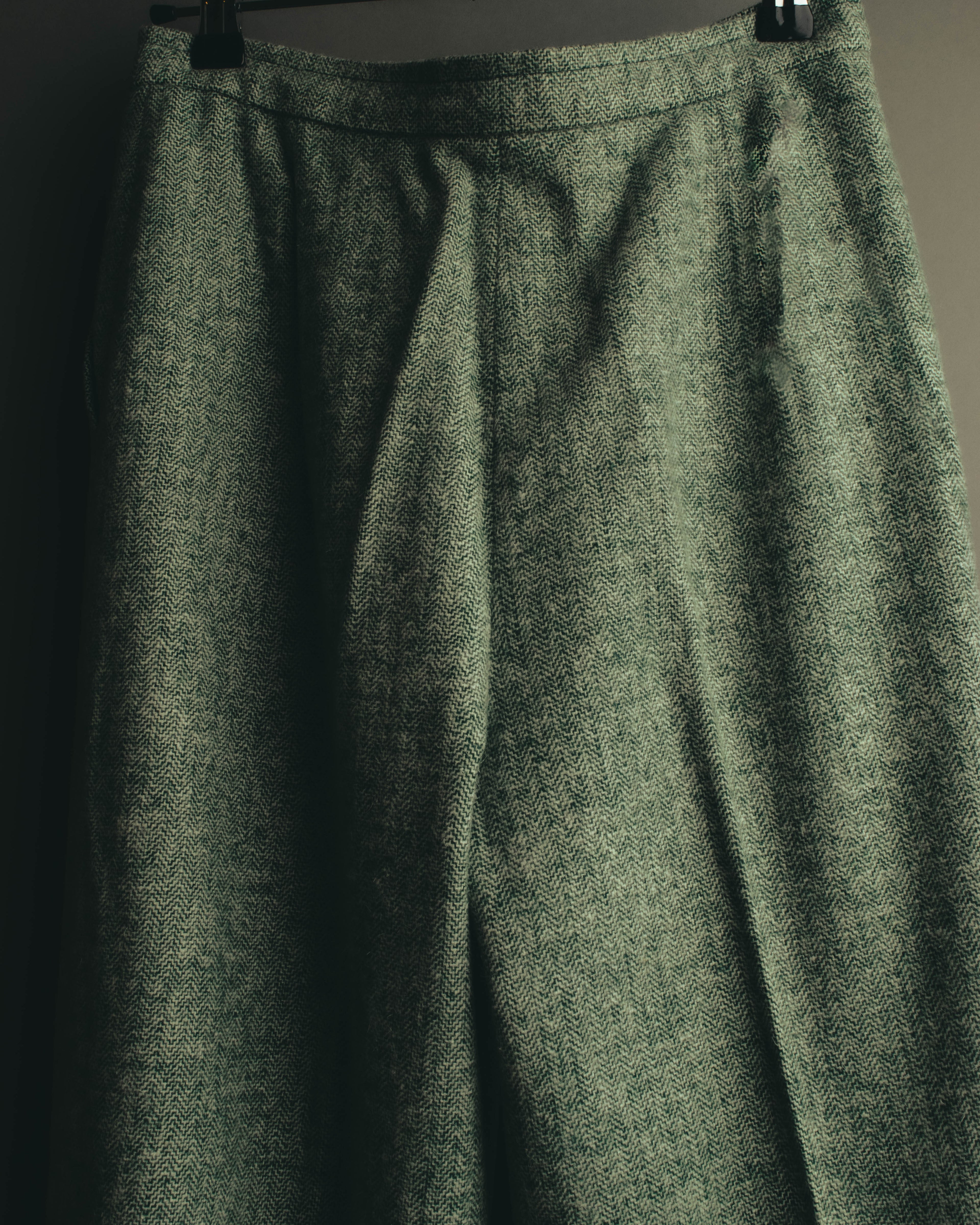 "Christian Dior" 80's-90's Classic green tweed trousers