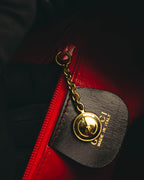"GUCCI" 70's-80's Black leather bucket shoulder bag
