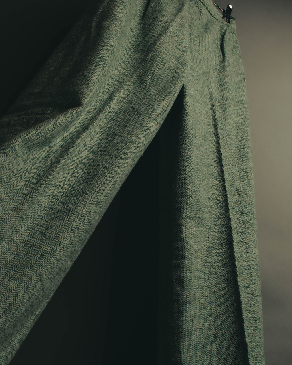 "Christian Dior" 80's-90's Classic green tweed trousers