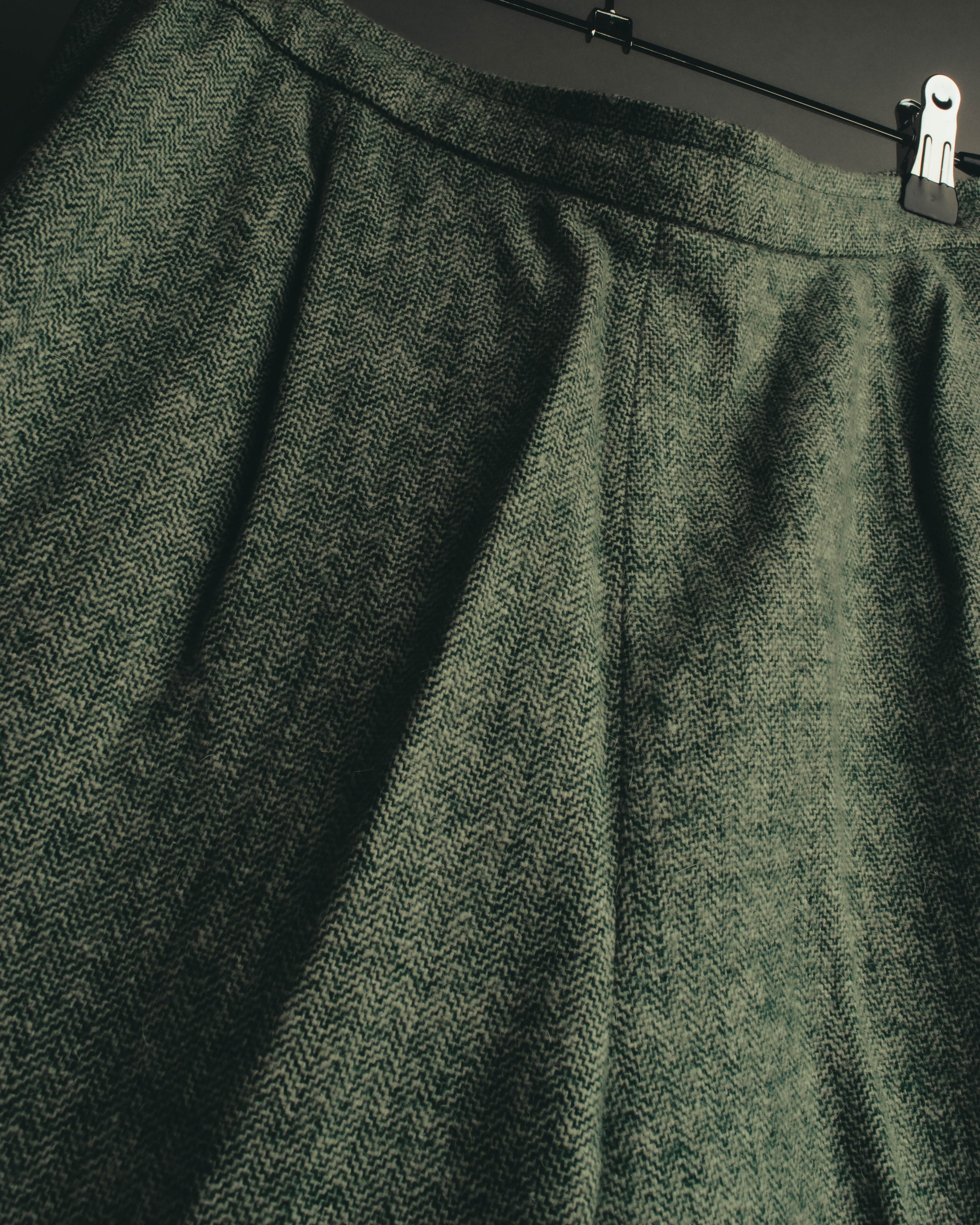 "Christian Dior" 80's-90's Classic green tweed trousers