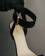 "Christian Dior" 00's Sculptural strappy heeled sandals