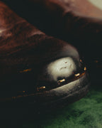 "Emporio Armani" Richly patinated leather western boots