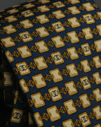 “CHANEL” 90’s-00’s Chain motif silk tie