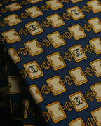 “CHANEL” 90’s-00’s Chain motif silk tie