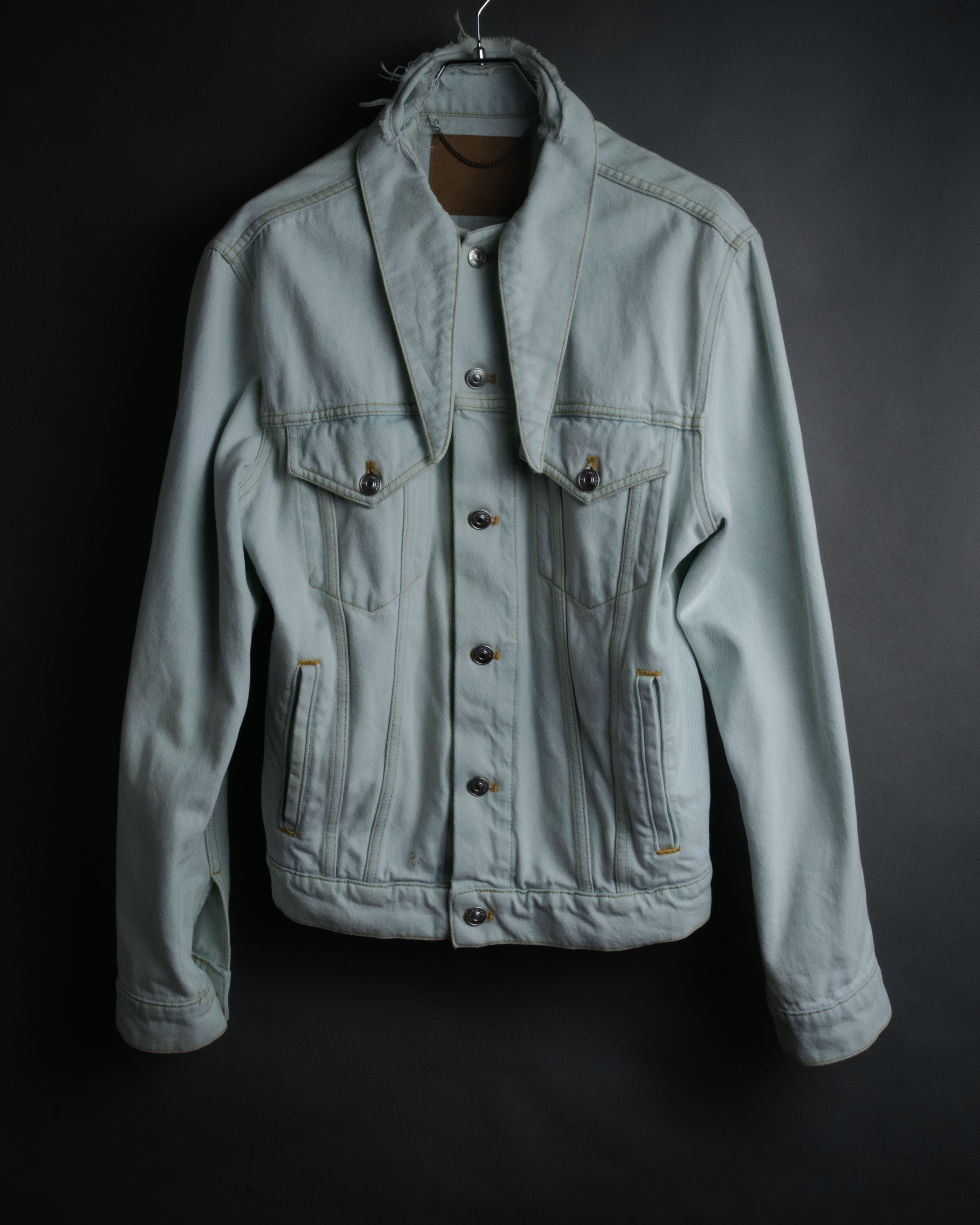 SPECIAL- “BALENCIAGA” 2017-2018 swing denim jacket – MOOD