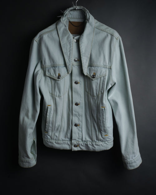 -SPECIAL- “BALENCIAGA” 2017-2018 swing denim jacket