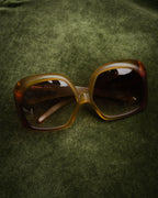 “Christian Dior” 2000’s Cutout temple oversized sunglasses