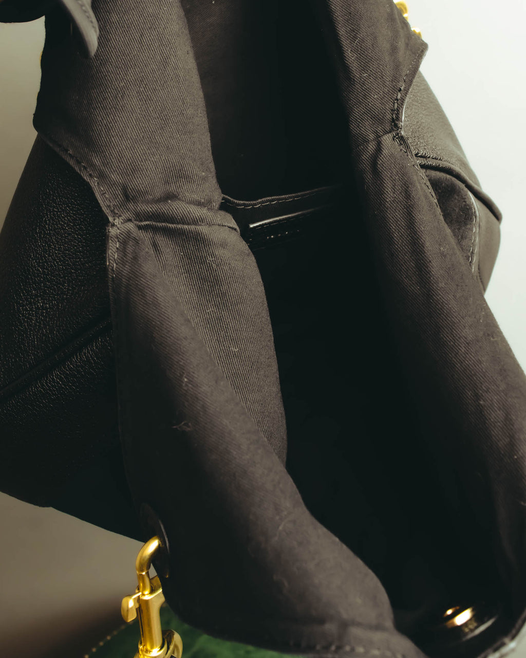 "See By Chloé" Black suede hobo shoulder bag
