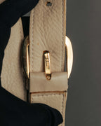 “Salvatore Ferragamo” 90’s-00’s Gancini leather shoulder bag