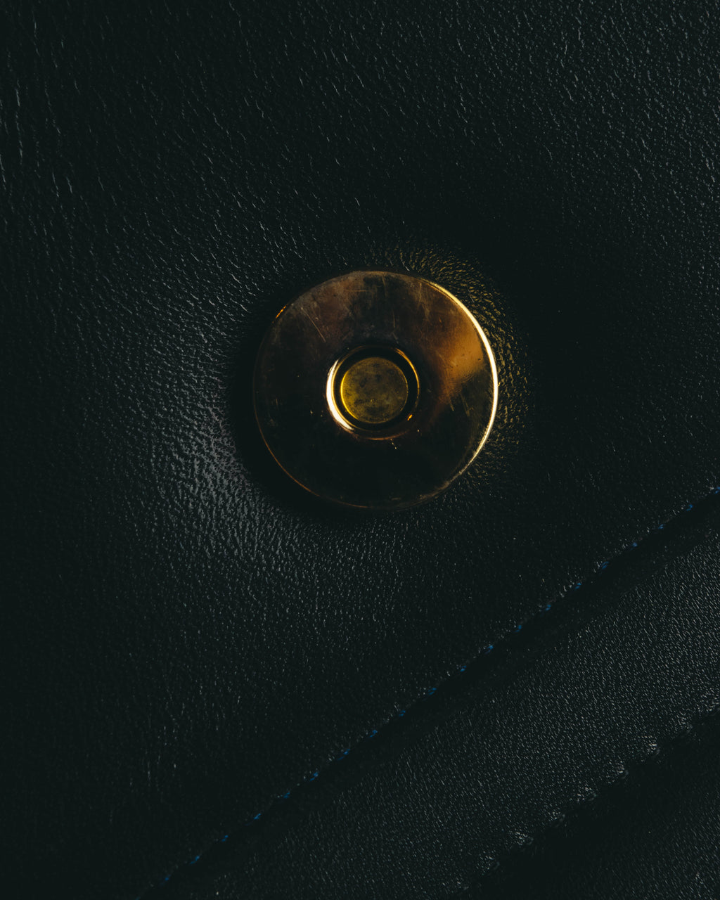 "Christian Dior" 80's-90's Glossy leather flap shoulder bag