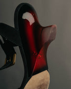 "Christian Dior" 00's Sculptural strappy heeled sandals
