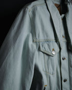 -SPECIAL- “BALENCIAGA” 2017-2018 swing denim jacket