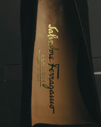 "Salvatore Ferragamo" 90's Chunky suede bit loafers