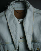 -SPECIAL- “BALENCIAGA” 2017-2018 swing denim jacket