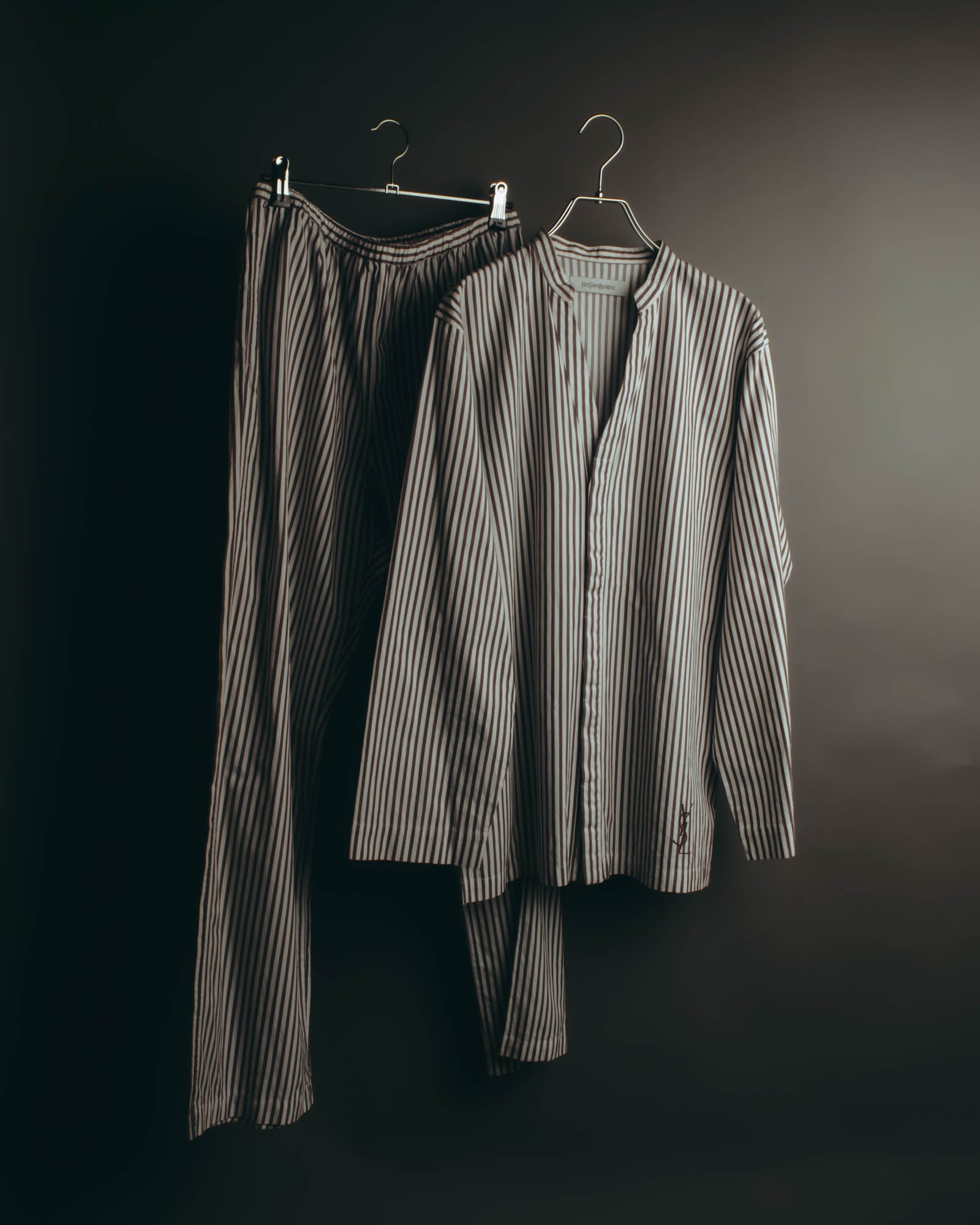 "Yves Saint Laurent" 90's-00's Striped pajama set
