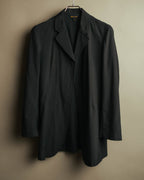 “COMME des GARÇONS” 1998 Minimalist elongated wool jacket
