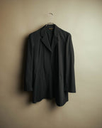 “COMME des GARÇONS” 1998 Minimalist elongated wool jacket