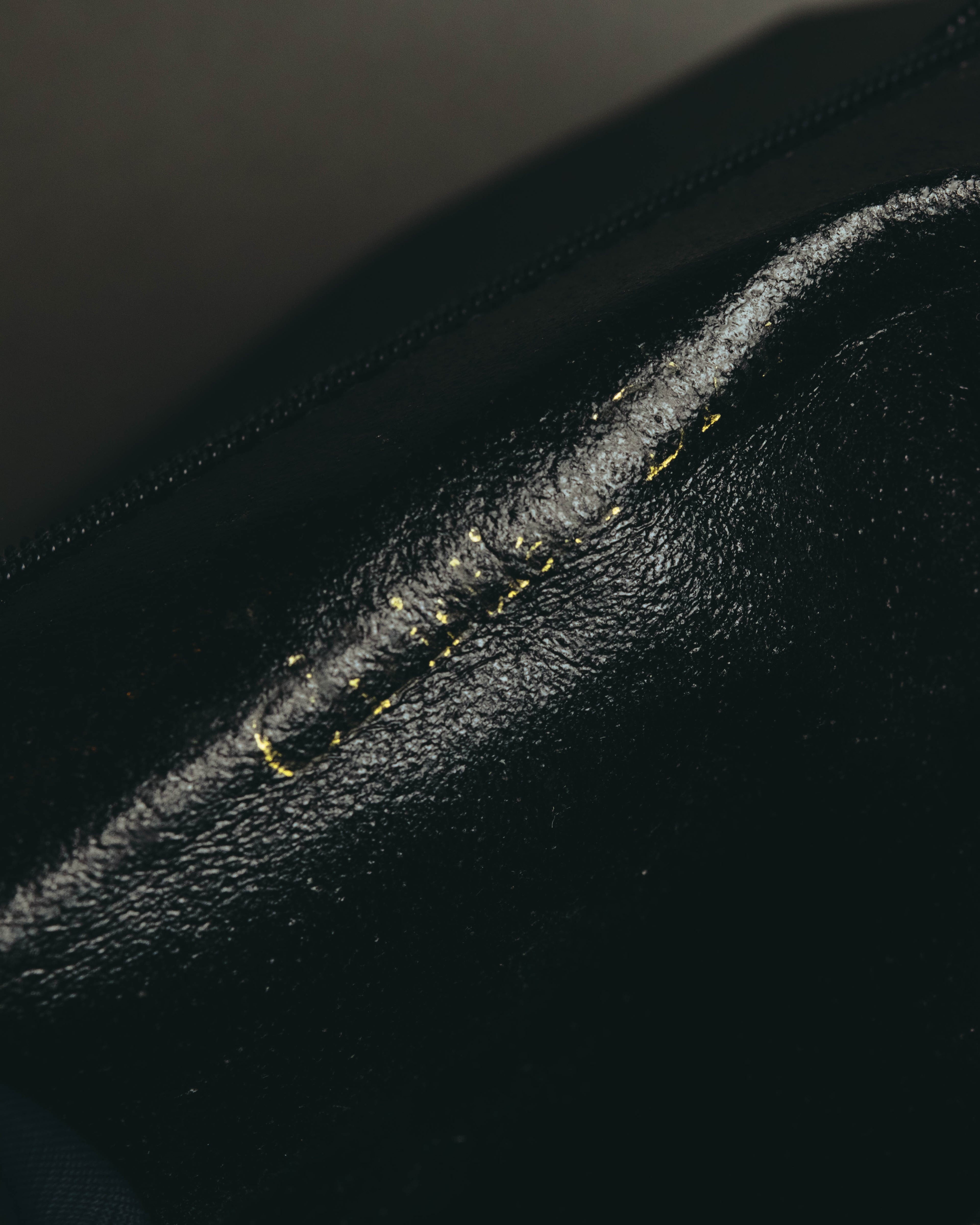 "Christian Dior" 80's-90's Glossy leather flap shoulder bag