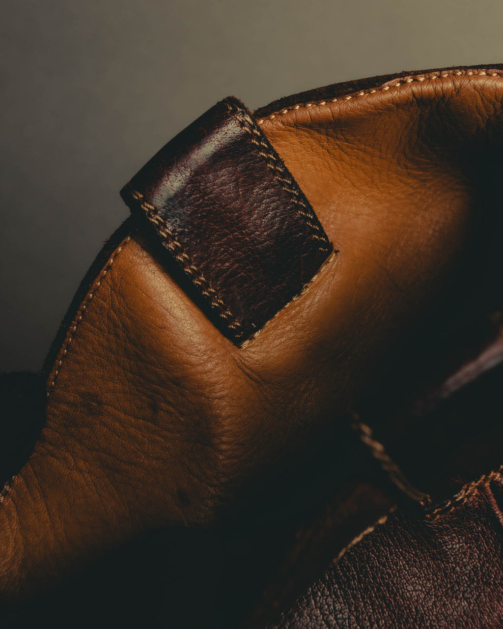 "Emporio Armani" Richly patinated leather western boots