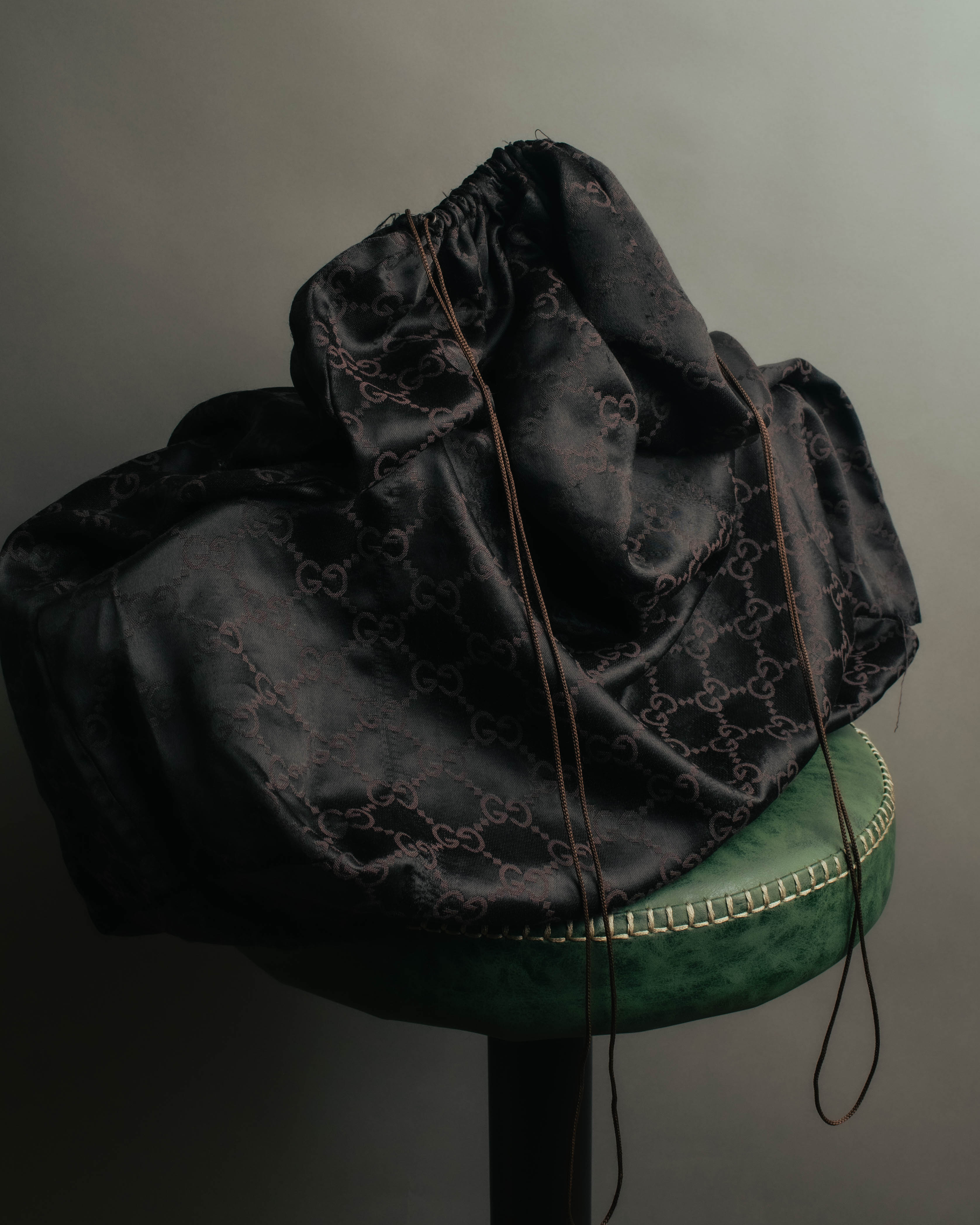 "GUCCI" 90's-00's Suede bamboo handle boston bag
