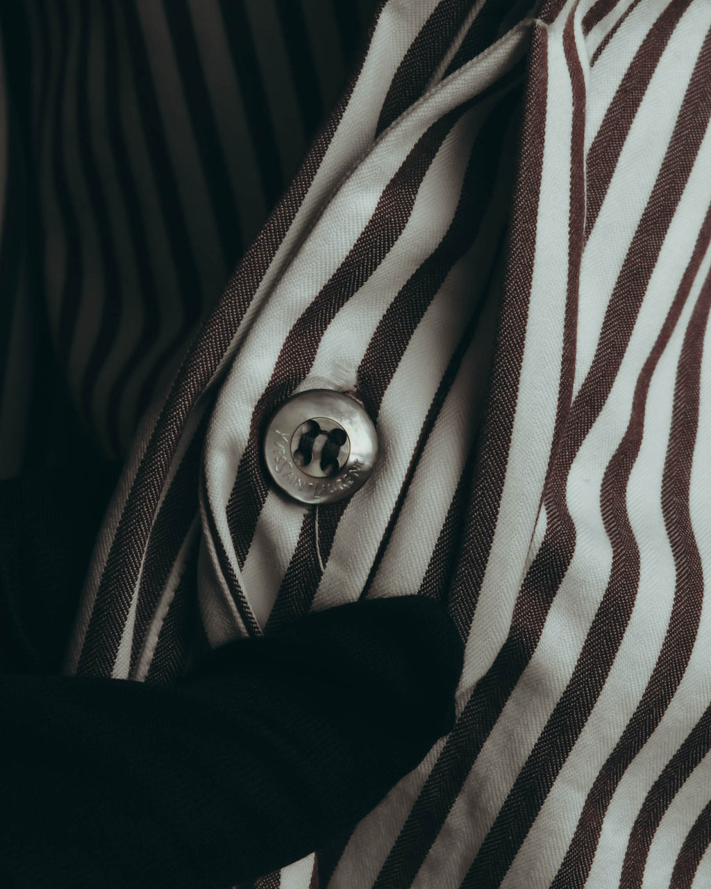 "Yves Saint Laurent" 90's-00's Striped pajama set