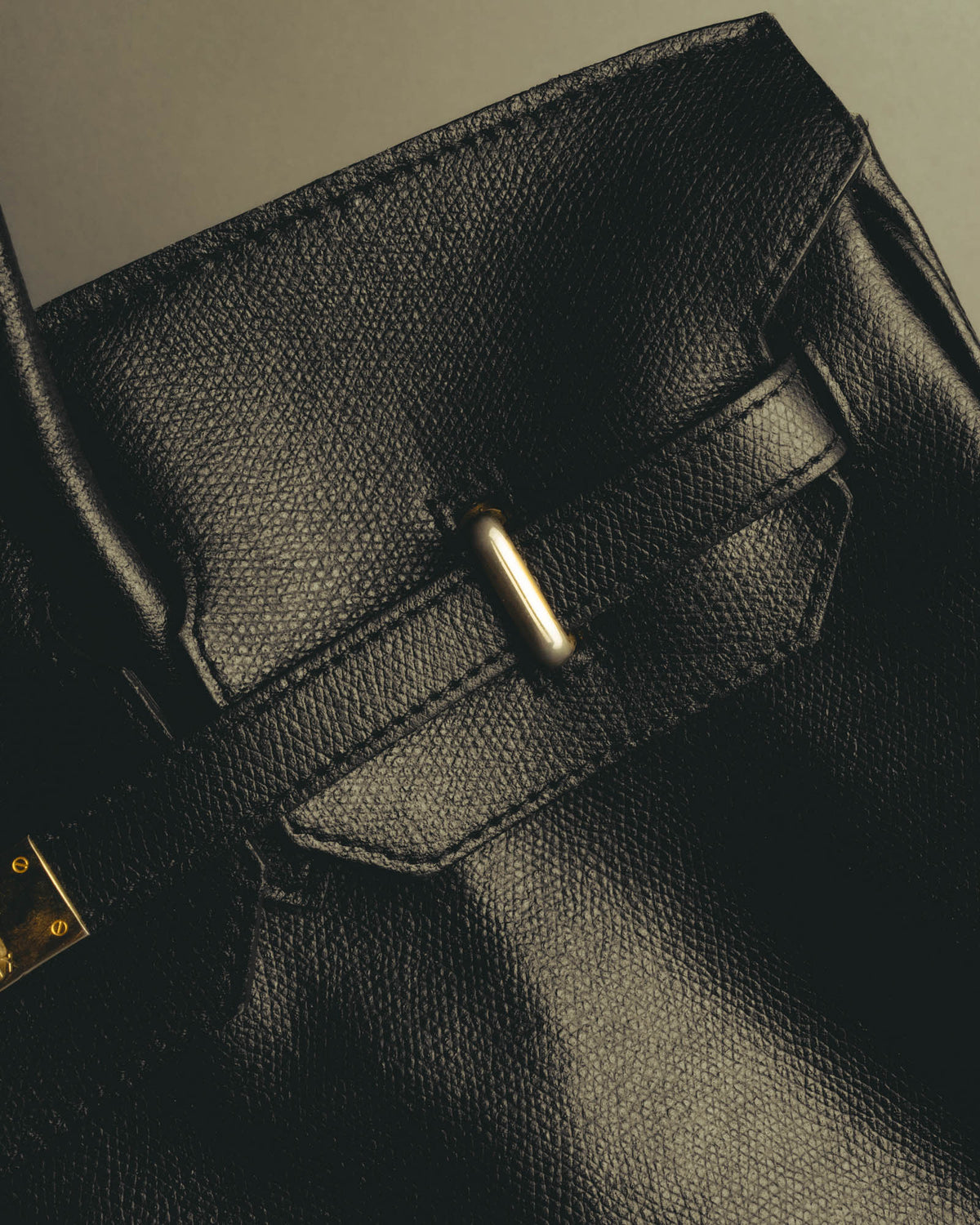 "JULIEN LACROIX" 90's Classic black leather top handle handbag