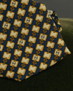 “CHANEL” 90’s-00’s Chain motif silk tie