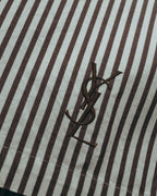 "Yves Saint Laurent" 90's-00's Striped pajama set
