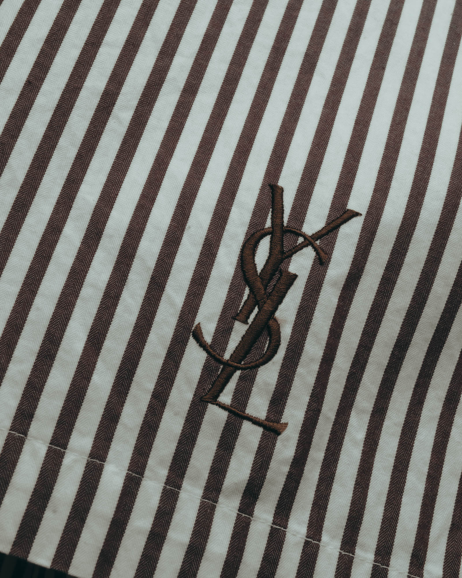 "Yves Saint Laurent" 90's-00's Striped pajama set
